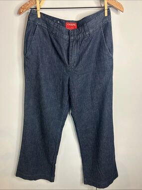 Chaps womens Navy Relaxed Straight Jeans